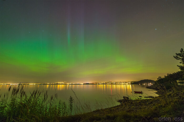 Northern Lights (Aurora Borealis) over Oslo